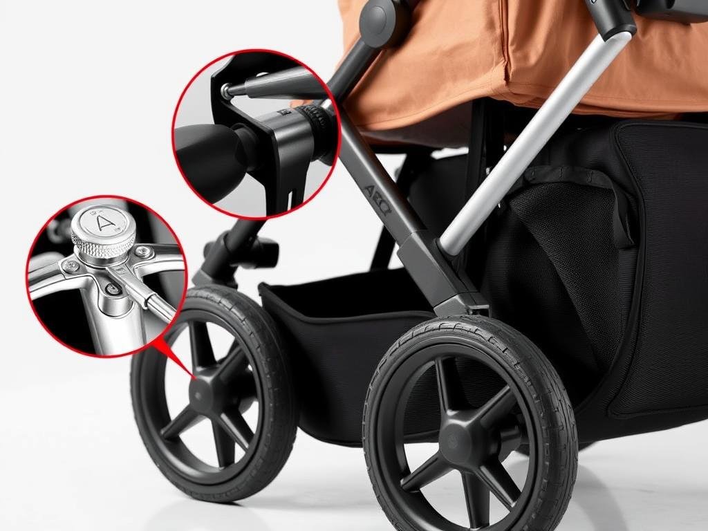 ABC Design Salsa 4 Air Kinderwagen mit Luftreifen und Memory-Funktion