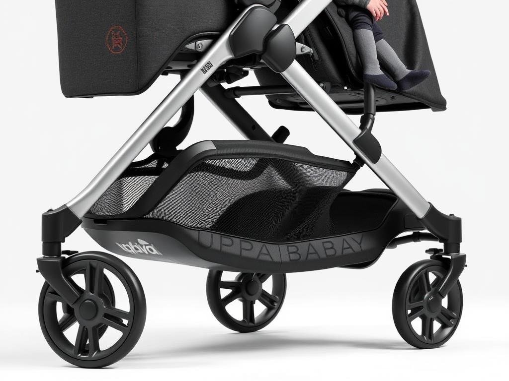 UPPAbaby Vista V3 Kinderwagen mit modularem Rahmen für wachsende Familien