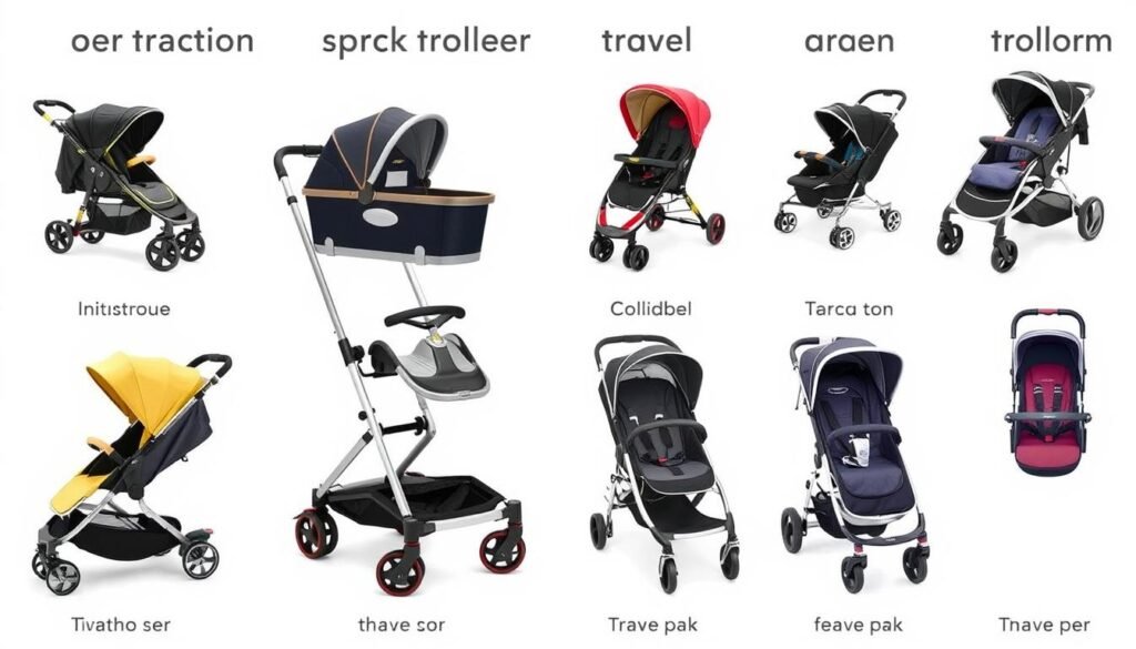 Verschiedene Kinderwagen-Typen und ihre Einsatzbereiche